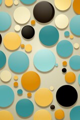 Poster - Minimalistic pattern design featuring repeating stripes or dots with space for magazine