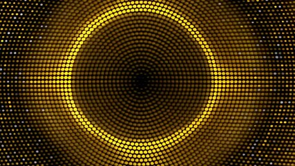 Fototapete - Mesmerizing golden light trails swirl against a black backdrop. Sparkling particles evoke elegance and luxury. Dynamic abstract background video.