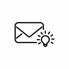 Poster - idea for message Mail Message Send Receive Icon vector sign
