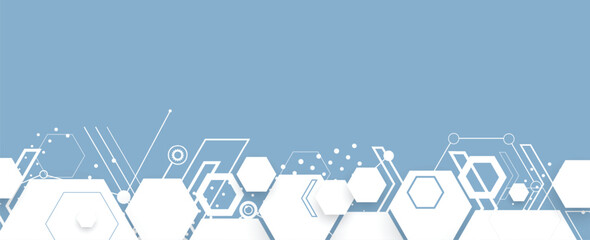 Aufkleber - Abstract geometric background. For scientific and business presentations. Vector work.