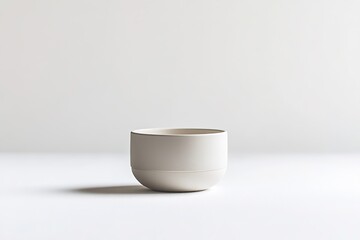 Aufkleber - minimalistic stock photo of product with soft lighting ample copy space on white background perfect for showcasing
