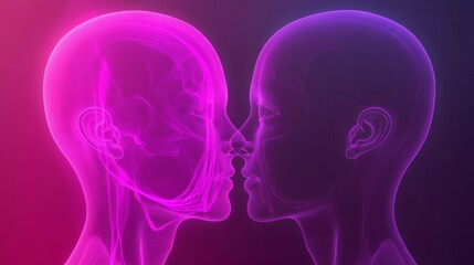 Poster - Glowing Digital Assistants in Natural Light Environment