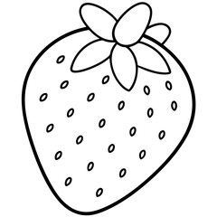 Wall Mural - Strawberry art vector