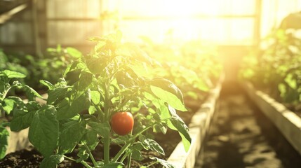 Sticker - Rustic Farming in Bright Sunlight Indoors