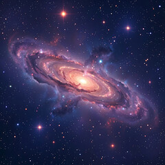 Spiral galaxy, illustration of Milky Way