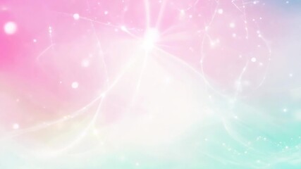 Wall Mural - Enchanting Soft Focus Dreamscape Background with Pastel Gradient and Captivating Lights