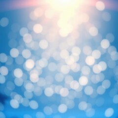 bokeh blue of  Bokeh light blue background with copy space sky/heaven design  abstract bokeh light background bright   emotional harmonious vignette 