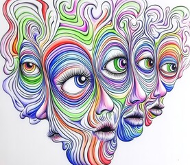  carnival mask on black