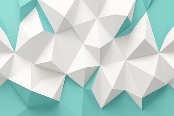 Poster - abstract background with triangles