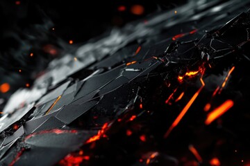 Poster - A close-up shot of a black and red background, perfect for use in graphic design or photography projects