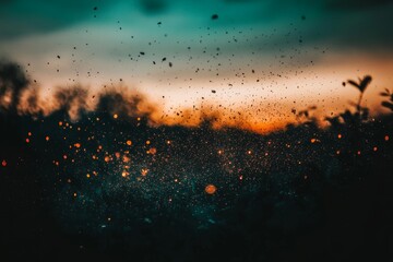Wall Mural - festive abstract background with blurred bokeh lights .blurred festive abstract background with boke