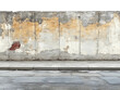 © Mark - Beton wall with weathered texture and brick detail. Isolated on transparent background, png.