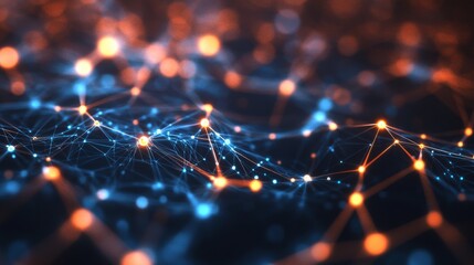 Poster - AI Neural Network Visualization Concept