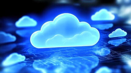 Poster - Cloud Computing Infographic for Business Needs