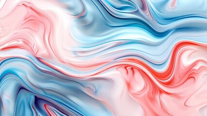 Poster - Vibrant abstract background with colorful red and blue swirls, creating fluid and artistic texture perfect for modern design and dynamic visual effects.