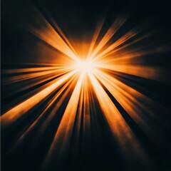 Poster - Artistic Style of Clean and Bright White with Abstract Light Effects