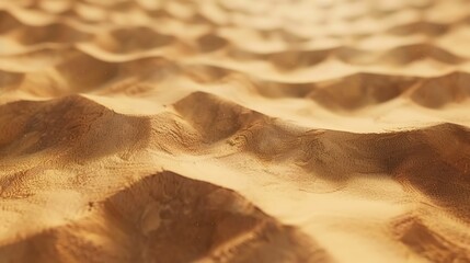 A close-up view of sand dunes.