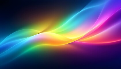 Aufkleber - Modern colorful blue wave wide banner background. Abstract background for banner design. Web banner, texture, and header for a website. Vibrant grainy gradient abstract background blue green purple