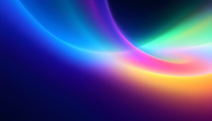 Poster - Modern colorful blue wave wide banner background. Abstract background for banner design. Web banner, texture, and header for a website. Vibrant grainy gradient abstract background blue green purple