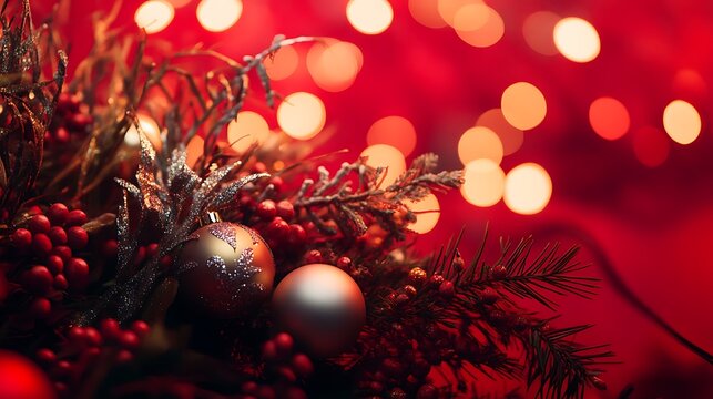Merry Christmas and happy New Year background