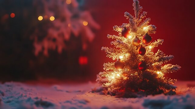 Merry Christmas and happy New Year background