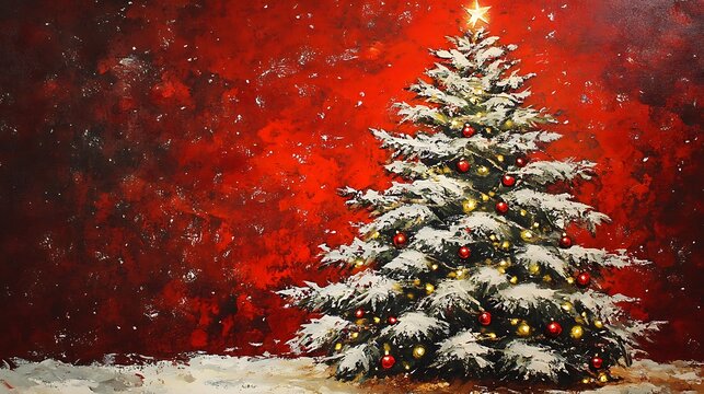 Merry Christmas and happy New Year background
