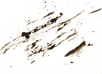 Poster - Abstract mud scratches element