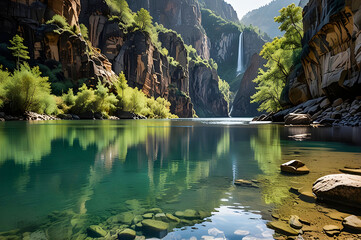 Wall Mural - plitvice lakes national park