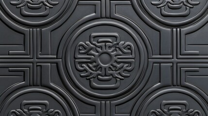 Poster - Intricate and Elegant Chinese Inspired Gradient Patterns Perfect for 3D Design and Digital Art Projects