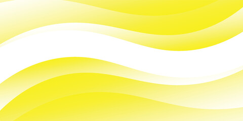 yellow wave curve, yellow wave corner shape for element, stripes ribbon yellow graphic, vector