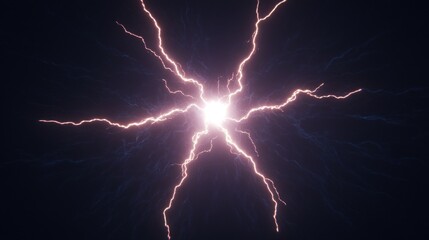Wall Mural - radiant energy burst plasma discharge visualization