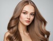 © Raditya Pawitra  - Portrait of a beautiful young woman with clean, fresh skin and long, thick hair. ai generator