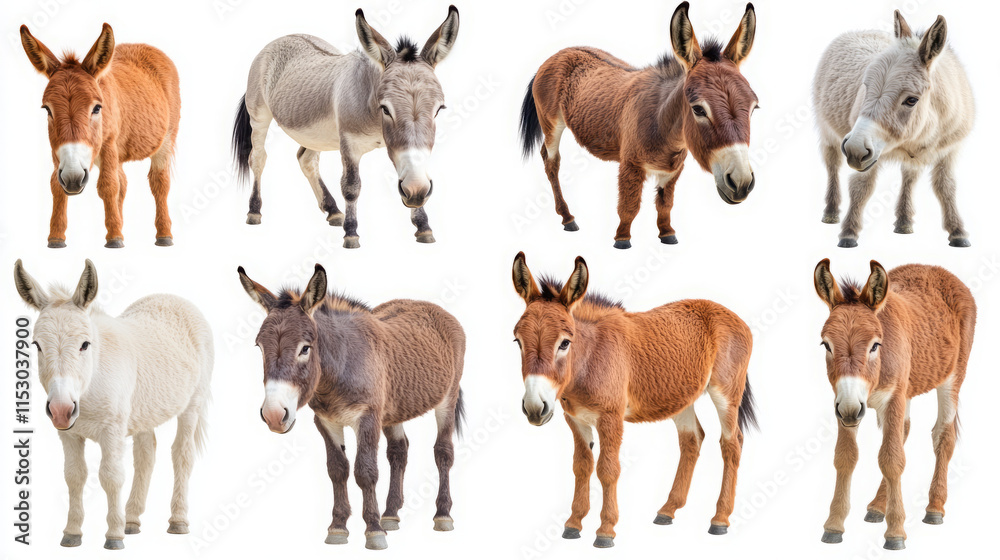 donkey diversity: exploring the beauty of various breeds and colors in ...