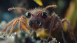 © Qaqas - Ant of the particles. The ant consists of small circles.