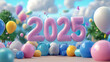 © HyoJung - Celebration 2025, happy new year, 3d artwork