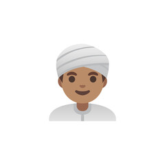 Poster - Person Wearing Turban Emoji
