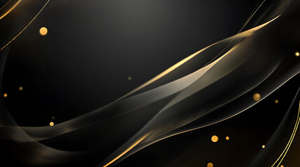 Poster - Romantic bokeh sparkle effects abstract background digital art dark environment artistic viewpoint