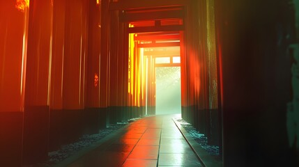 Poster - Cinematic_shot_of_the_Fushimi_Inari