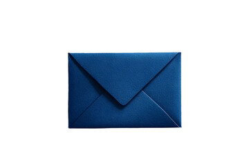 Poster - Minimalist icon of a blue envelope, representing email communication. Ideal for digital, office, and correspondence themes.