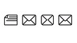 © Pablo - a line art of different types of mail
