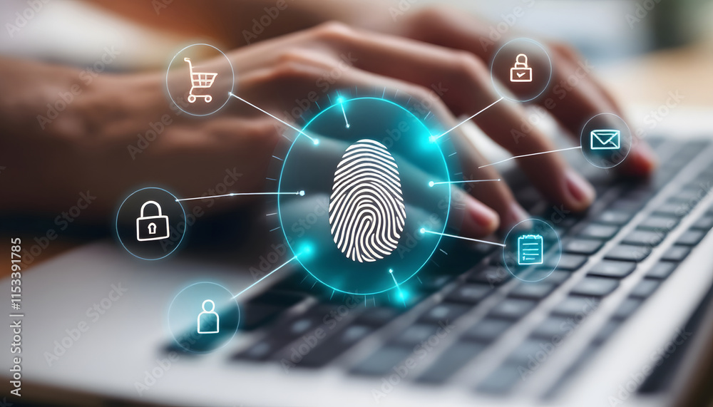 Biometric Authentication on Laptop, Fingerprint Scan and Digital ...