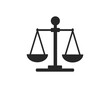 © Daily Beaters Studio - Scales icon. Scale of Justice icon. Law scale icon isolated on white background