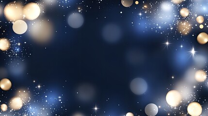 Fototapete - Futuristic blue background with glowing lines and dots, depicting digital connectivity and data transfer in a global network