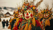 © GoshaMovies - Masopust — Maslenitsa in the Czech Republic, people are having fun on holiday, przdnik in the Czech Republic