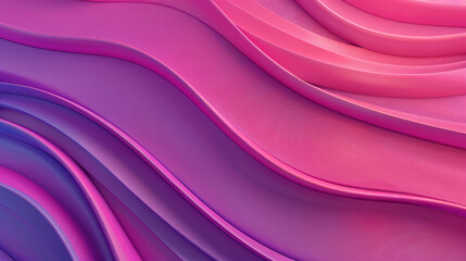 Poster - Vibrant Flowing Waves of Pink and Purple Hues Create a Dynamic and Smooth Texture in a Modern Design Background