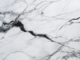 Wall Mural - White luxury marble surface with black and white patterns for design inspiration