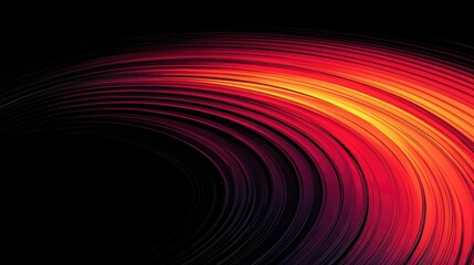 Poster - A stunning transition from deep black to rich red unfurls gracefully, imbuing the atmosphere with an aura of warmth and intensity, evoking a sense of wonder
