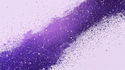 Poster - Embracing a serene lavender gradient, delicate speckles float gracefully, evoking feelings of calm and inspiration in a cozy, gentle environment