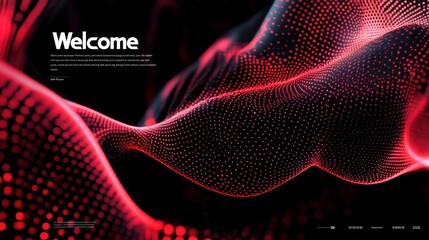 Vibrant Digital Mockup for Landing Page Design