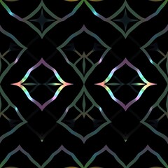 iridescent geometric pattern 